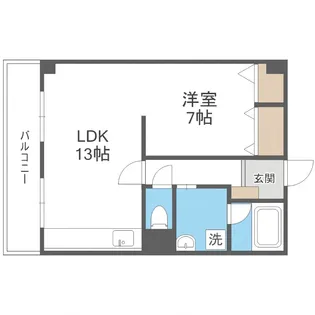 レアール牧野【210号室】の間取り