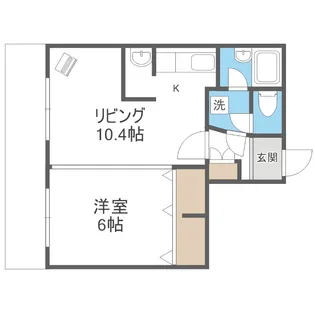 リバーサイド共応【306号室】の間取り