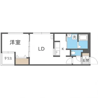 シティレジデンス南8条【2階】の間取り
