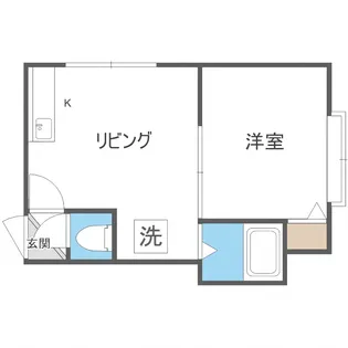 ステージ南8条II【102号室】の間取り