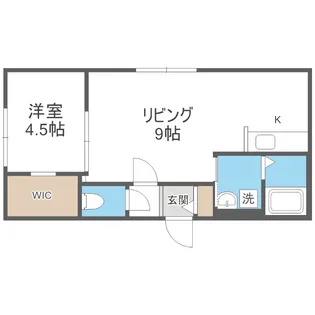 HERO YAMAHANA2【4階】の間取り