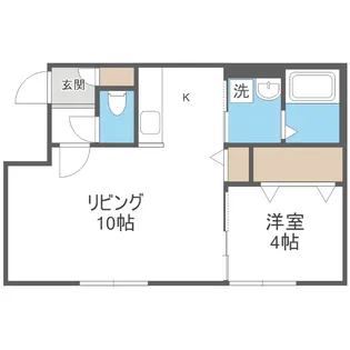 HERO YAMAHANA1【306号室】の間取り