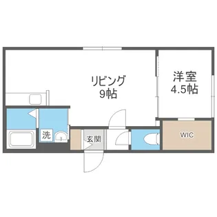 HERO YAMAHANA1【403号室】の間取り