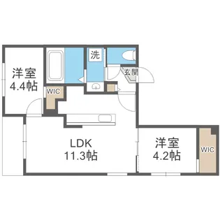 カペラアイン【3階】の間取り
