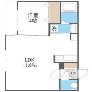 カペラアイン【4階】の間取り