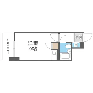 チサンマンション円山【7階】の間取り