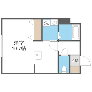 GATE63【4階】の間取り