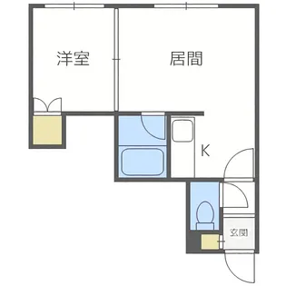 アーバンコート菊水III【103号室】の間取り