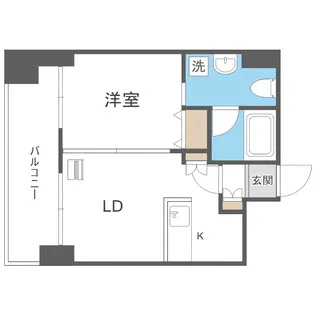 プライマル札幌北4条(旧:TEADA北4条)【2階】の間取り