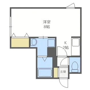 リーブル南円山【2階】の間取り
