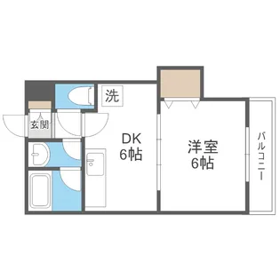 リゾルテ白石【2階】の間取り