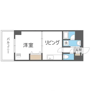 ターフサイド桑園【4階】の間取り