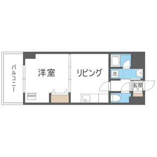 ターフサイド桑園【3階】の間取り