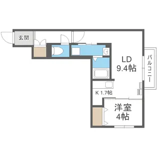 ザ・レジデンス南平岸【2階】の間取り