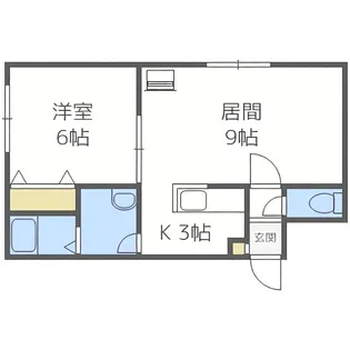 ステージノア豊平【301号室】の間取り