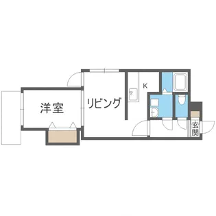 サザンフィールド豊平公園【405号室】の間取り