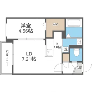 レジデンス菊水【3階】の間取り