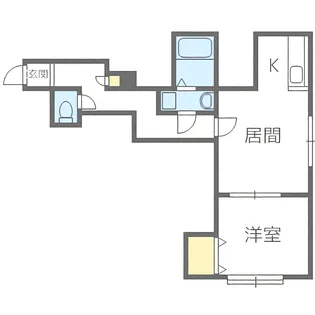 ラ・プリマヴェーラ厚別西Ⅰ【2階】の間取り