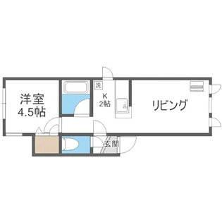 フォレスト栄弐番館【3階】の間取り