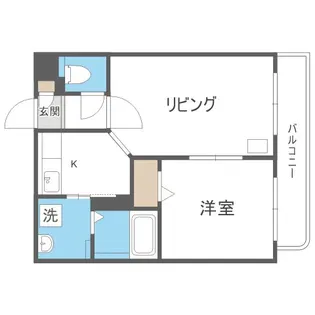 栄通銀座パレス【4階】の間取り