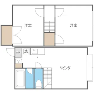 カサ・デ・セフィーロ【2階】の間取り