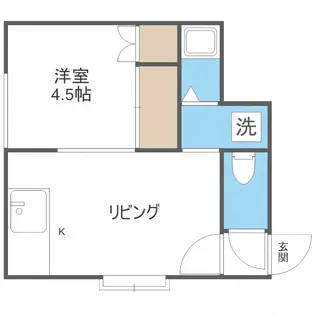 コーポリステル【2階】の間取り