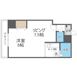 ミラバ澄川【9階】の間取り