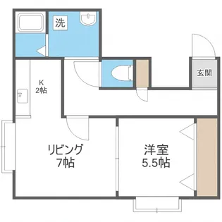 FOREST栄通A【2階】の間取り