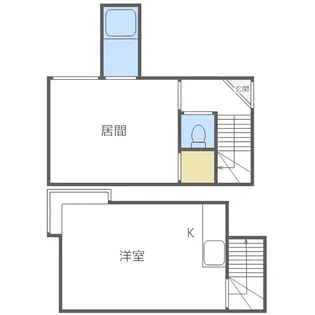 パルハイム栄通【1階】の間取り