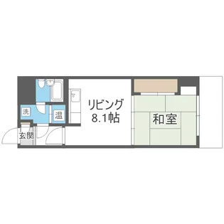 マインコーポ平岸【2階】の間取り