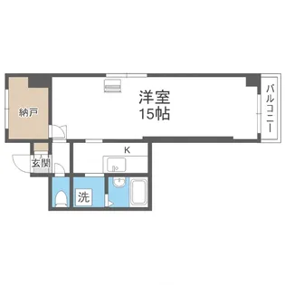 ラ・フォーレ山鼻【7階】の間取り