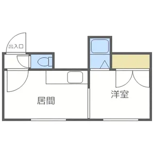 ラッフィット栄通【2階】の間取り