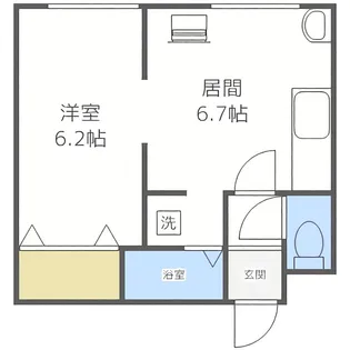 セントラル6【1階】の間取り