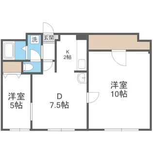 セントラル6【1階】の間取り