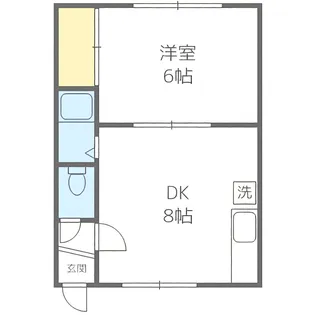 レジデンス嶺【2階】の間取り