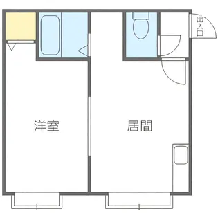 カーサ平和通【3階】の間取り