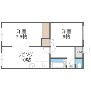 親星マンション【3階】の間取り