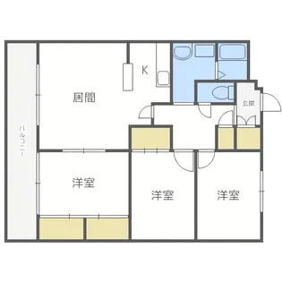メゾン伏見【2階】の間取り