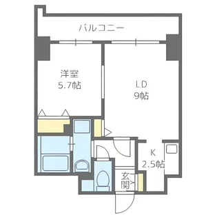 ティアラタワー中島倶楽部(III)【32階】の間取り