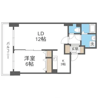 ティアラタワー中島倶楽部(III)【25階】の間取り