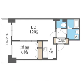 ティアラタワー中島倶楽部(III)【33階】の間取り