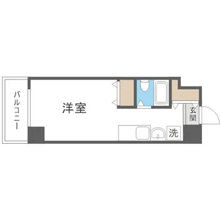 メゾンエクレーレ近代美術館【6階】の間取り