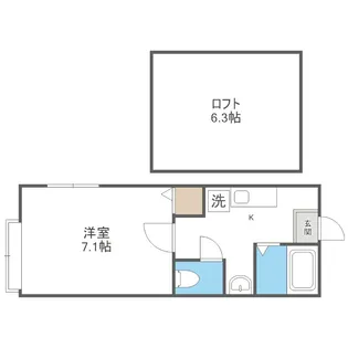リバイブI【2階】の間取り