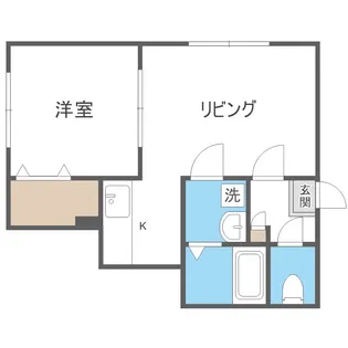 ロージェ・ブルー【2階】の間取り
