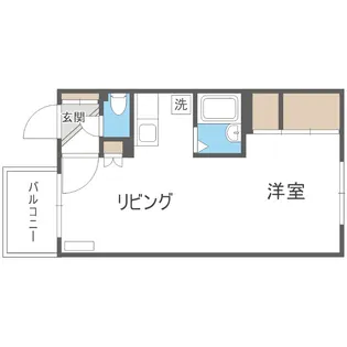 HARAX山鼻B号棟【4階】の間取り