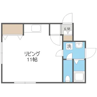 ハビタ栄通【1階】の間取り