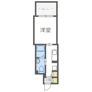 レジディア南1条【15階】の間取り