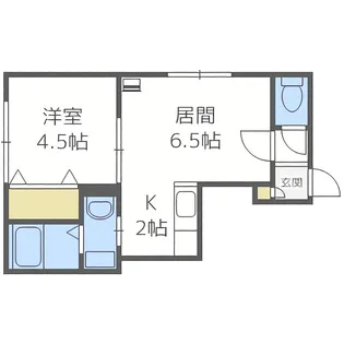 パークヒルズ中島公園【3階】の間取り