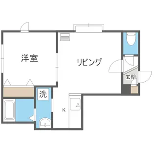 ピースハーモニー南平岸B【3階】の間取り