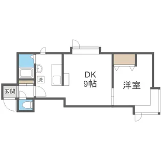 コリーヌ厚別【3階】の間取り